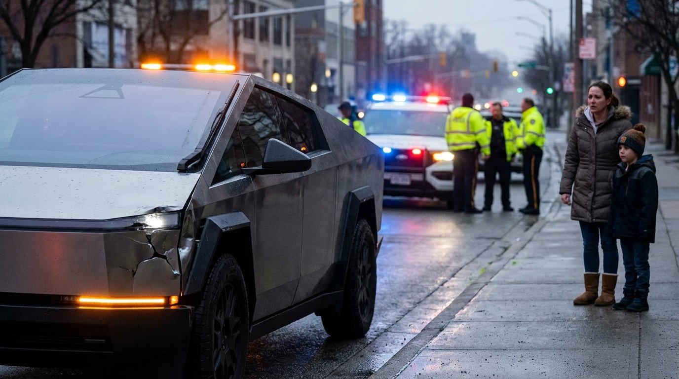 Woman Sues Tesla After Self-Driving Cybertruck Crashes Into Barrier: WATCH