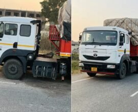 Viral Clip Shows Truck Losing Control After Driver Dozes Off Mid-Drive: WATCH