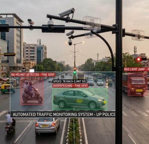 How Uttar Pradesh’s New System Will Auto Detect And Fine Traffic Violations
