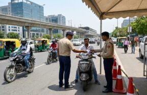 No Helmet, Heavy Fine: Gurugram Police Crack Down On 19,603 Riders In One Month