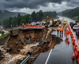 Delhi Dehradun Expressway Caves In After Heavy Rain In Shamli, NHAI Blames Drainage Issue
