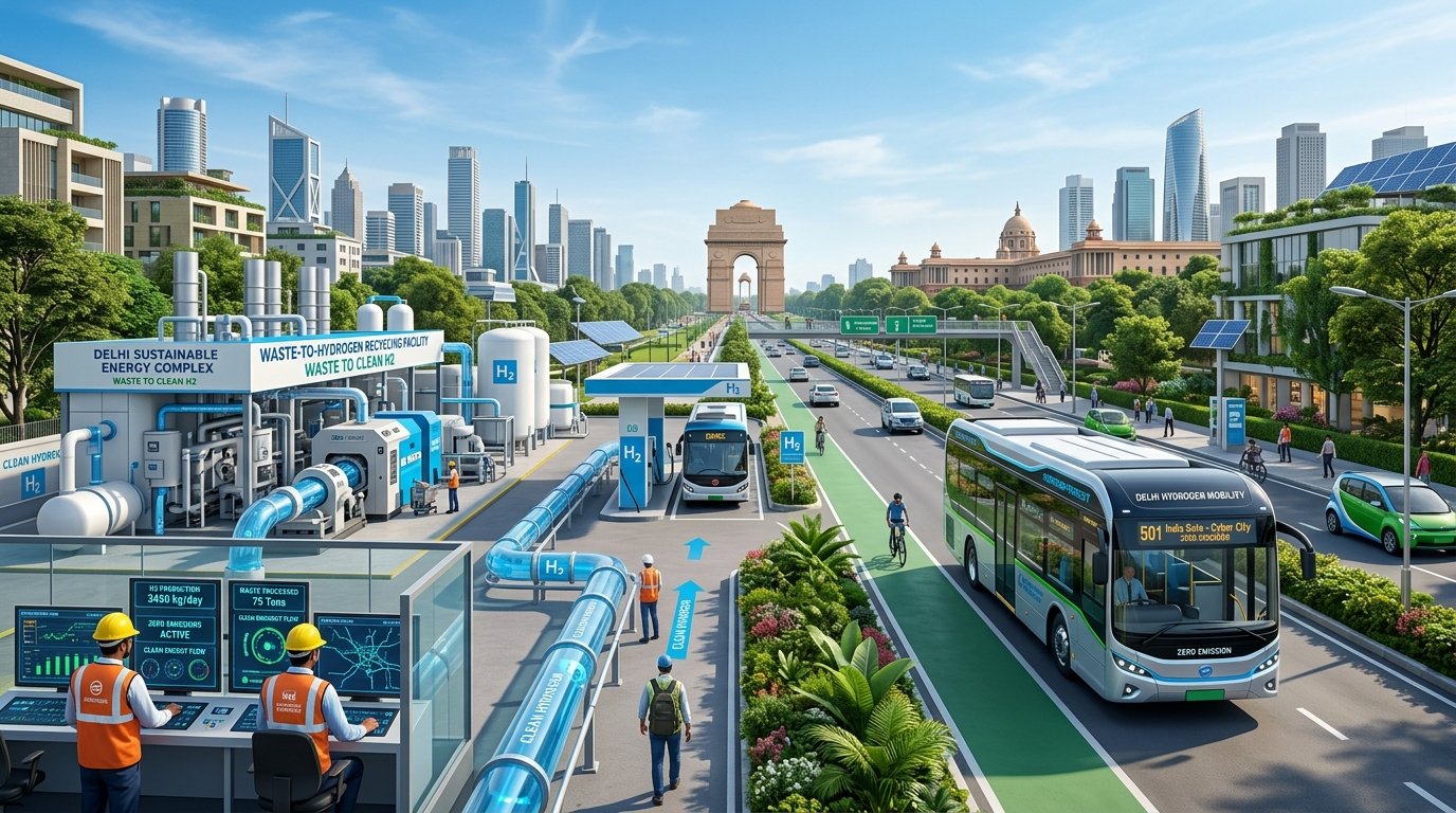 Garbage To Hydrogen: Nitin Gadkari Shares Vision For Delhi's Public Transport