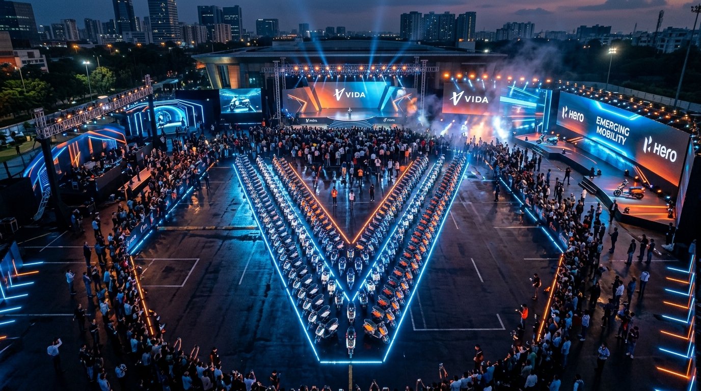 Hero MotoCorp's Vida Gets New Logo, Secures Spot In Asia Book Of Records